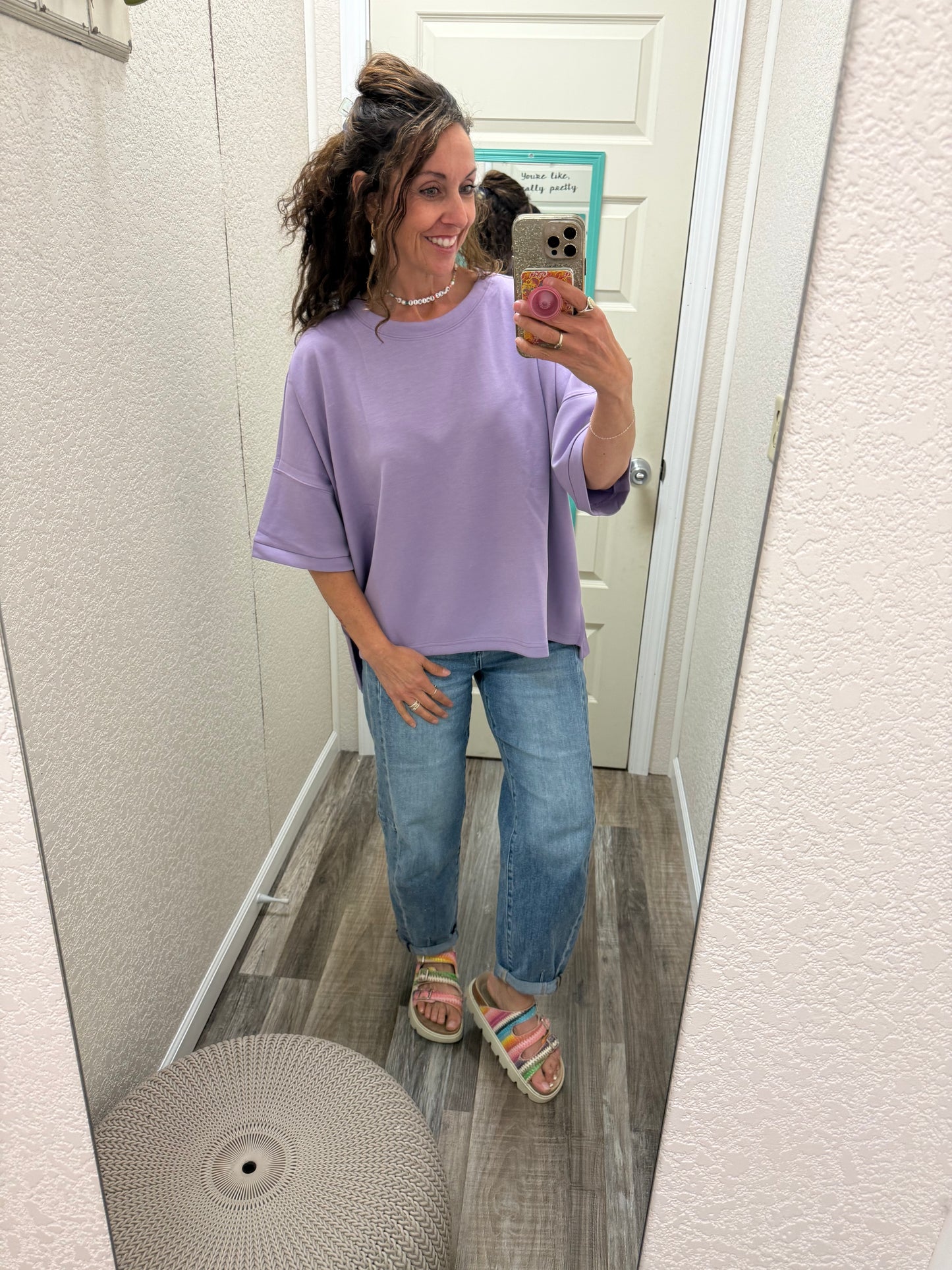 Three Quarters Sleeve Scrumptious Top
