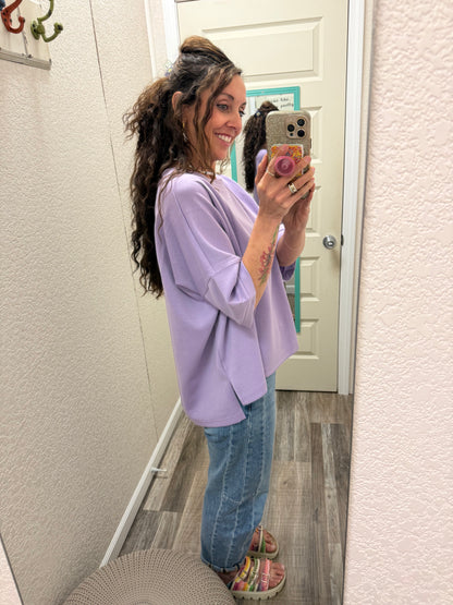 Three Quarters Sleeve Scrumptious Top