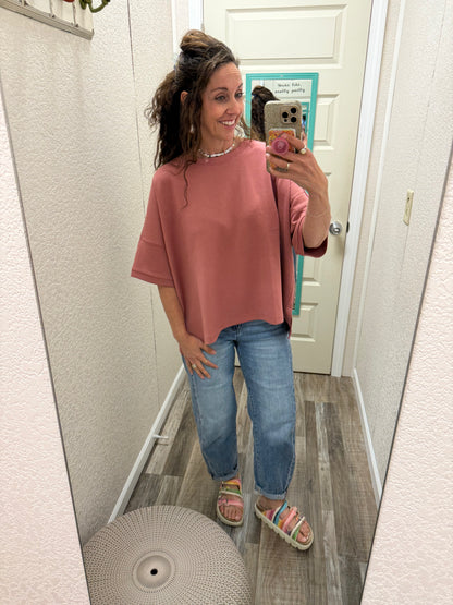 Three Quarters Sleeve Scrumptious Top