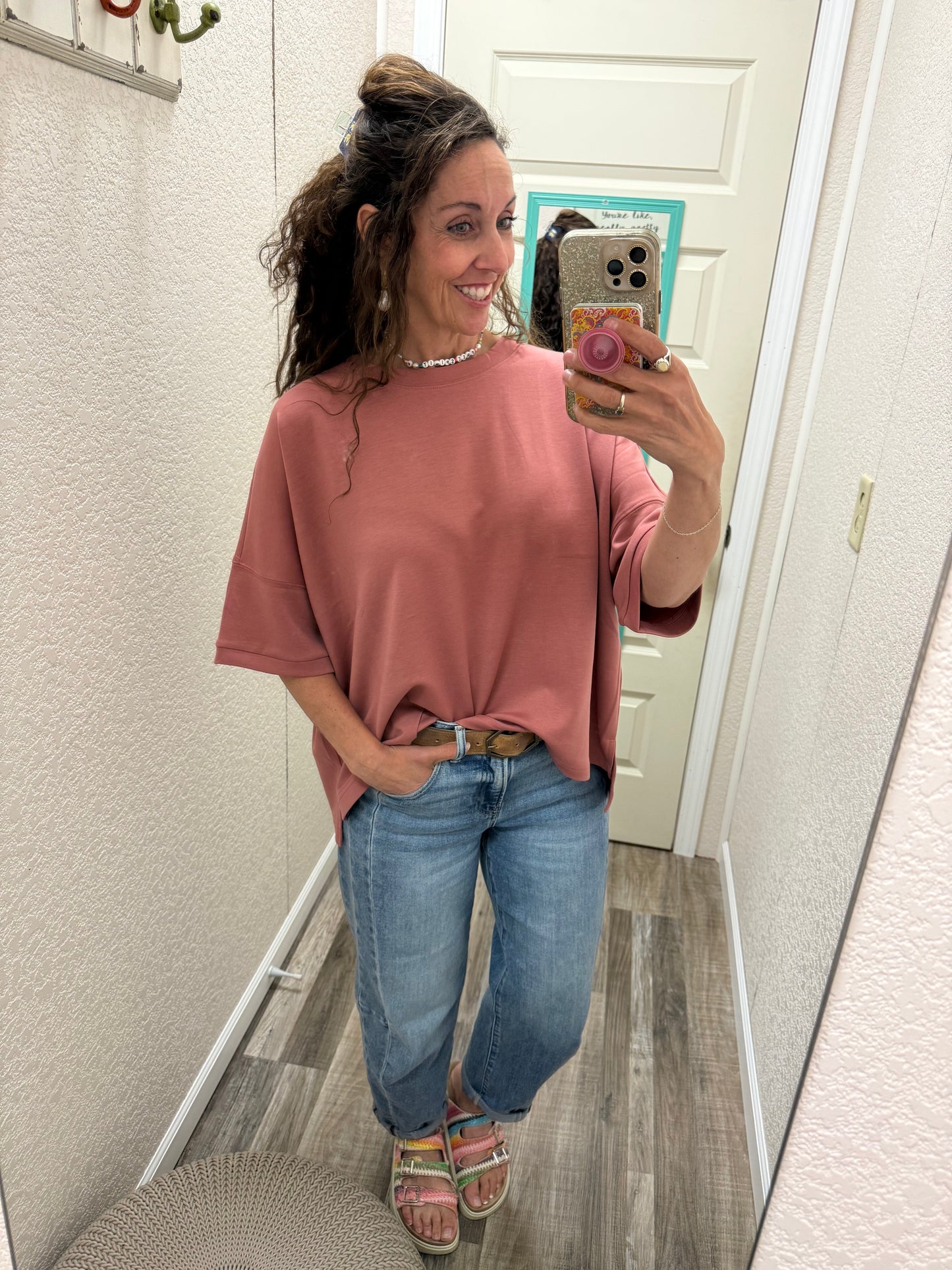 Three Quarters Sleeve Scrumptious Top