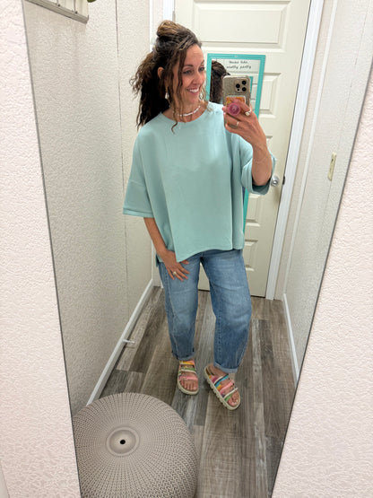 Three Quarters Sleeve Scrumptious Top