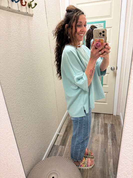 Three Quarters Sleeve Scrumptious Top