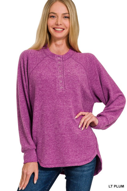 Tenley - Hacci Henley Top -