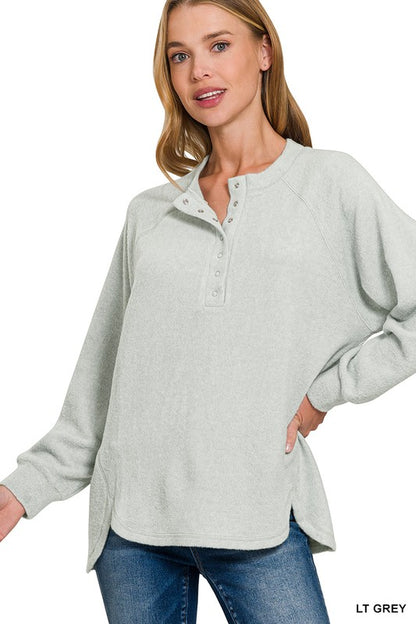 Tenley - Hacci Henley Top -