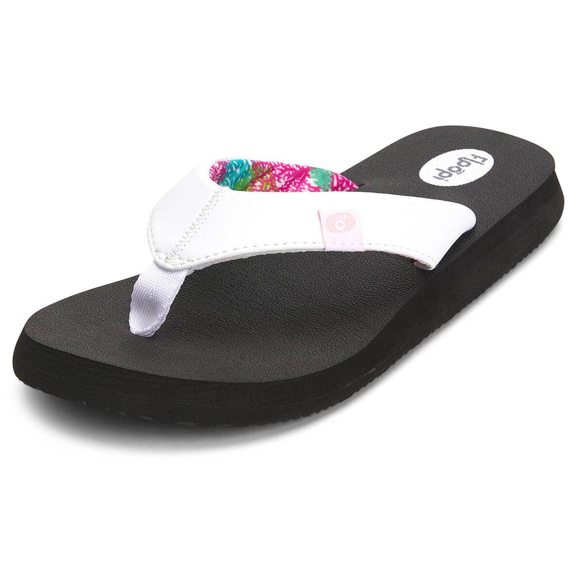 White Floopi Flip Flops