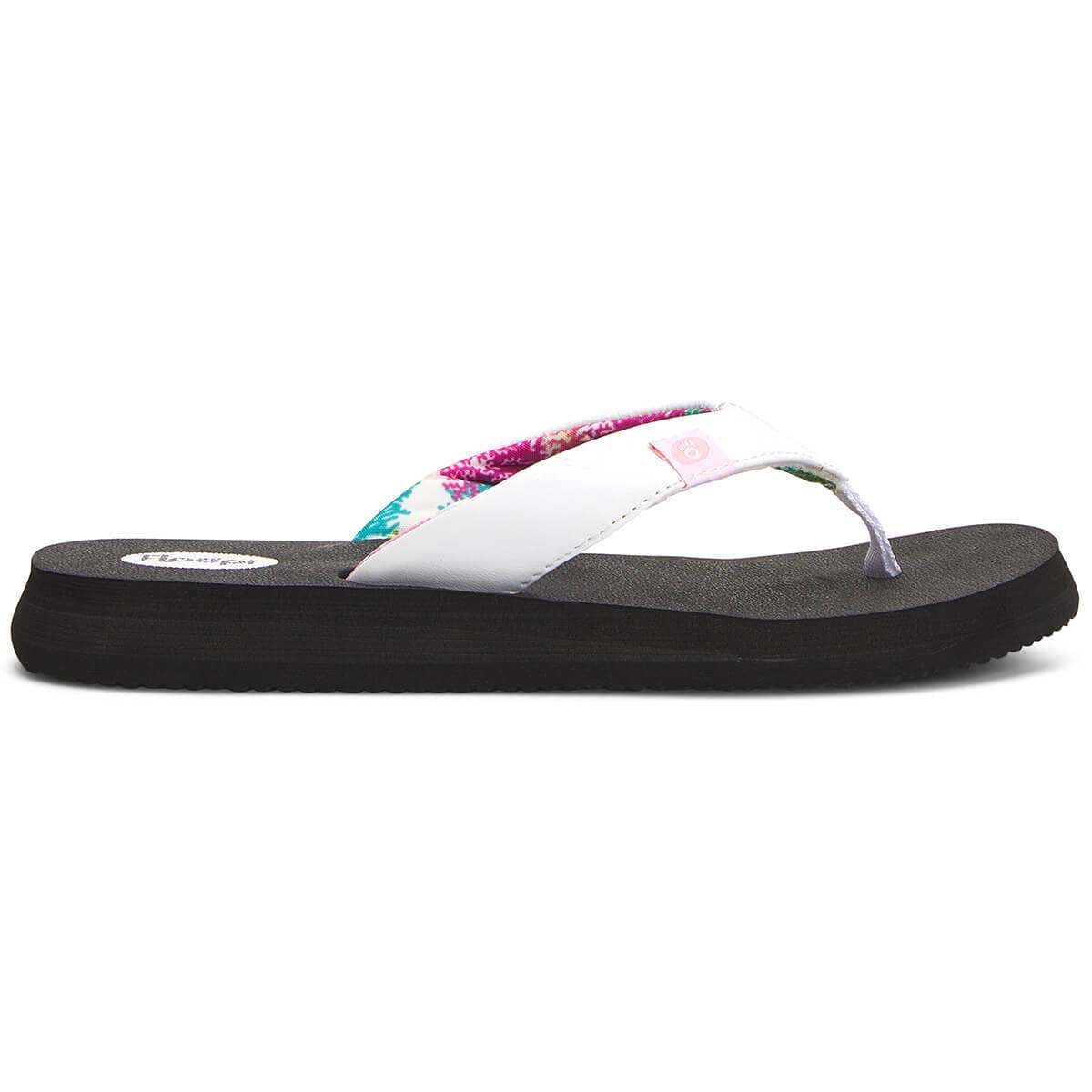 White Floopi Flip Flops