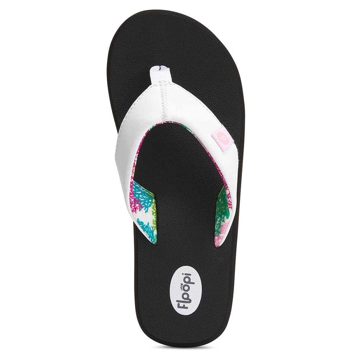 White Floopi Flip Flops