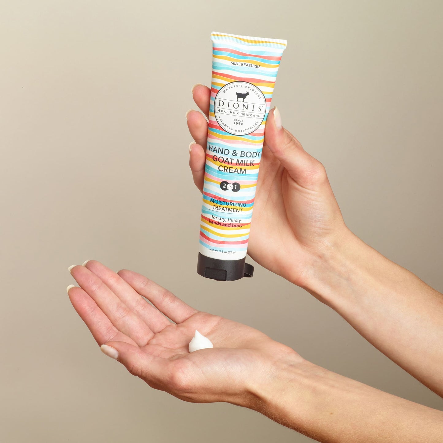 Dionis Hand & Body Goat Milk Cream, 3.3 oz