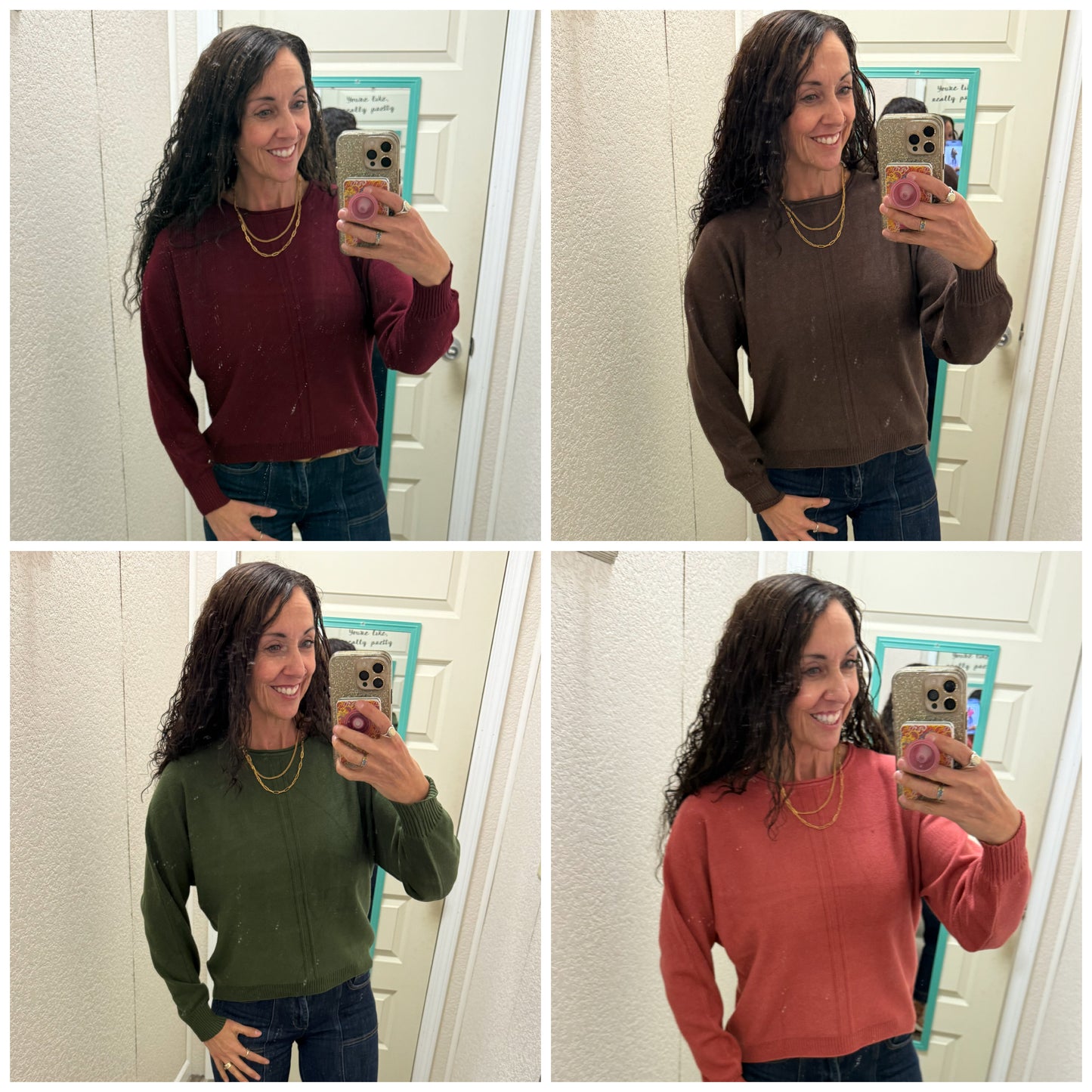 Vitality Long Sleeve Sweater Top