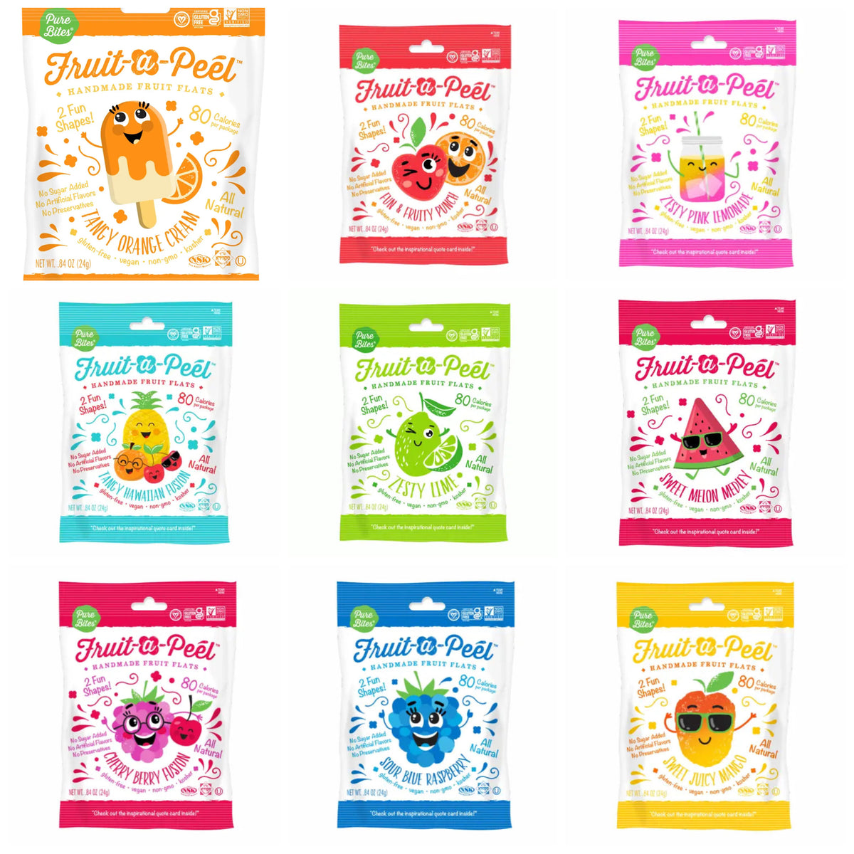 Fruit-a-Peel Fruit Flats