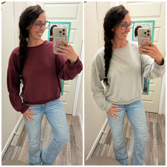 Franny French Terry Sweatshirt