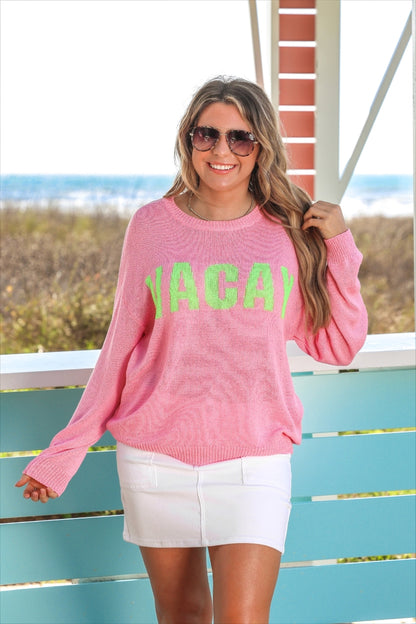 PREORDER- Sunrise Lightweight Sweater- Vacay
