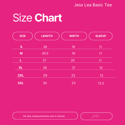 PREORDER- Jess Lea Basic Tee