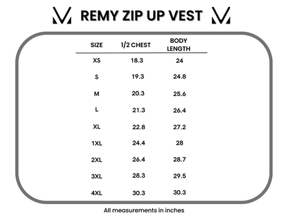 PREBOOK Remy Zip Up Vest - Monochrome Hearts