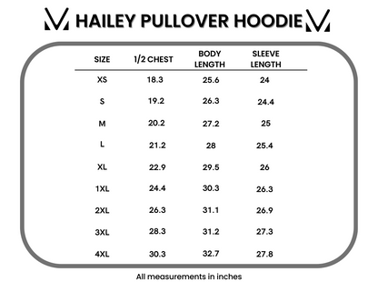 PREBOOK Hailey Pullover Hoodie - Monochrome Hearts and Charcoal