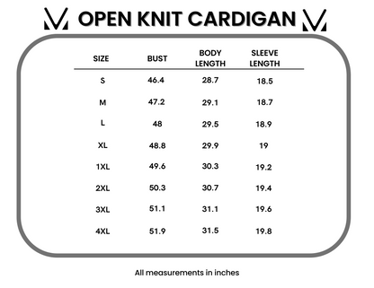 IN STOCK Open Knit Cardigan - Ivory