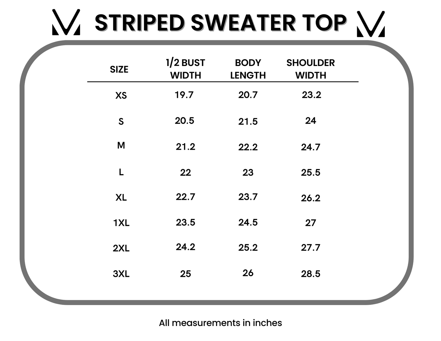 IN STOCK Striped Sweater Top - Black and Purple