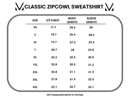 PREBOOK Classic Zoey ZipCowl Sweatshirt - Monochrome Hearts and Charcoal