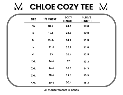 IN STOCK Chloe Cozy Tee - Ditsy Blush Floral