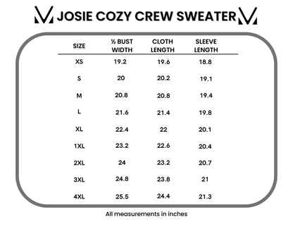 IN STOCK Josie Cozy Crew Sweater - Sage