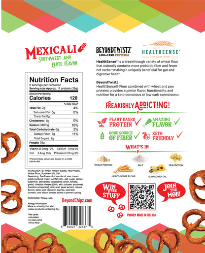 Low Carb Pretzels Mexicali