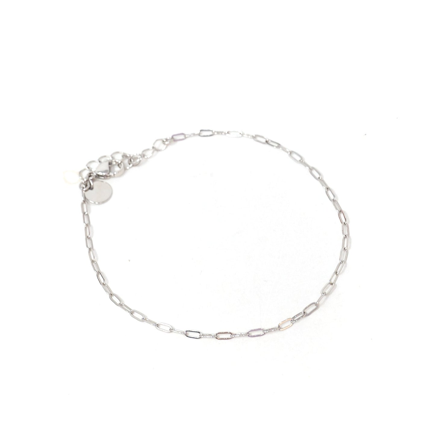 Resort - Mini Paperclip Anklet - SS & WR