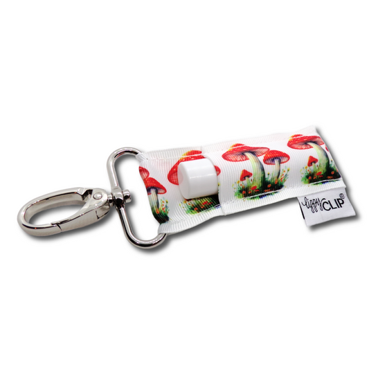 Mushrooms LippyClip® Lip Balm Holder