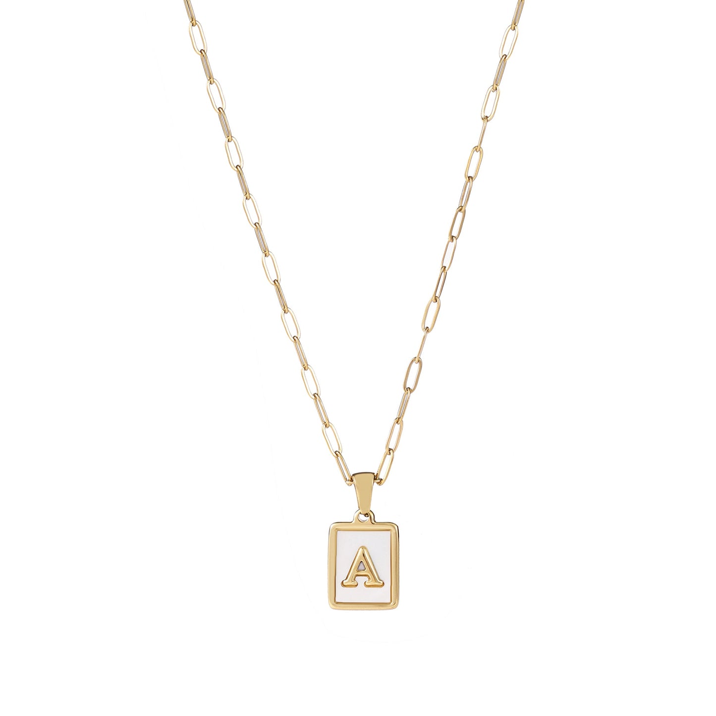 Ocean Drive Initial Necklace - Water Resistant