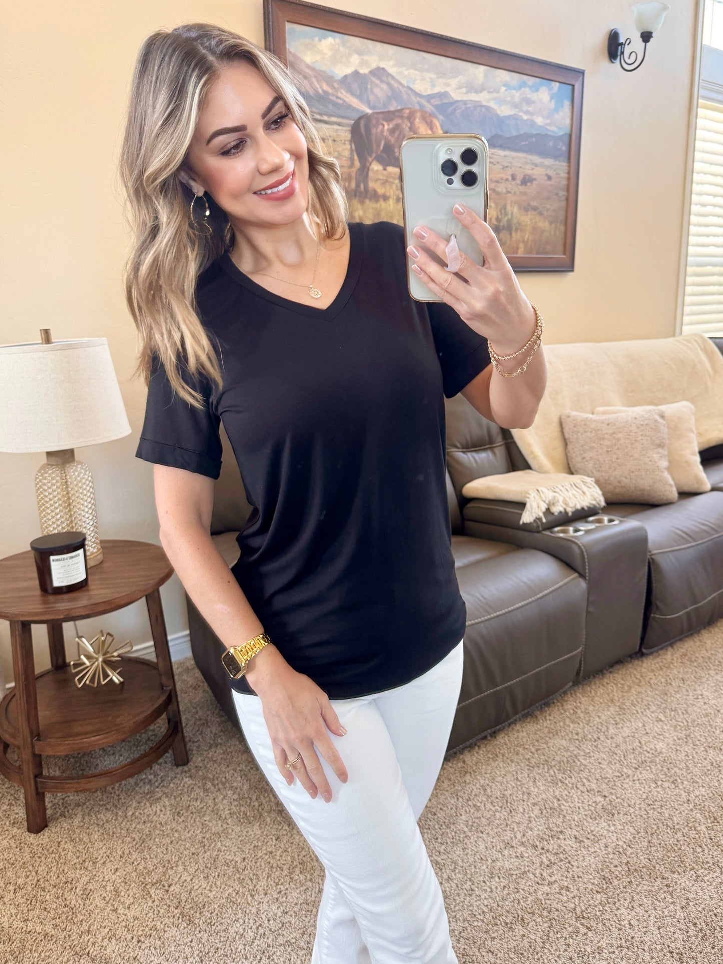 IN STOCK Sophie Tee - Black