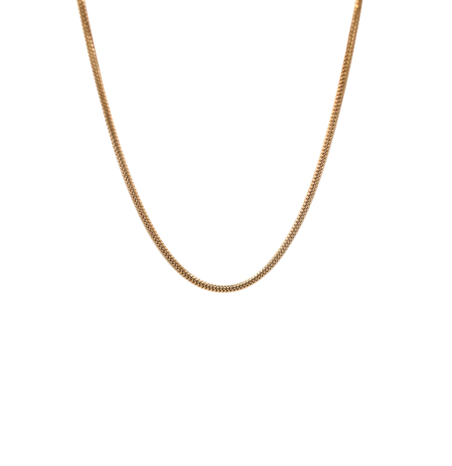 Resort - Classic Snake Chain Necklace - SS & WR