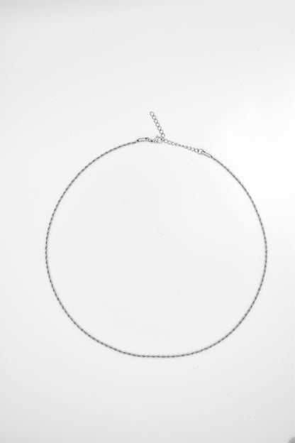 Resort - Classic Rope Chain Necklace - SS & WR