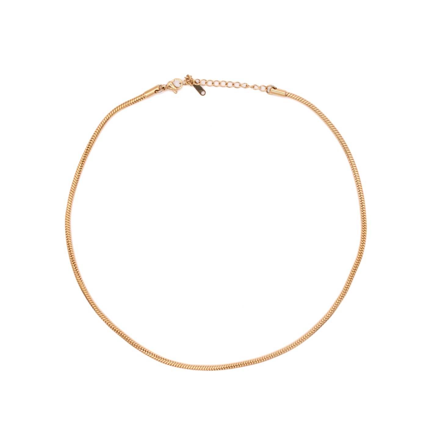 Resort - Classic Snake Chain Necklace - SS & WR