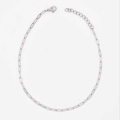 Resort - Mini Paperclip Anklet - SS & WR