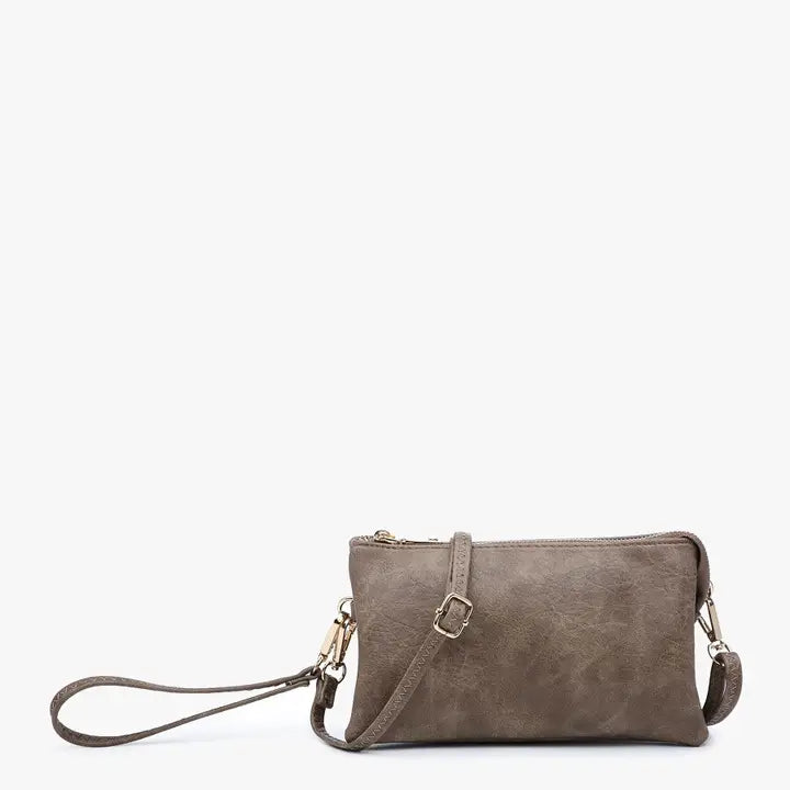 Riley 3 Compartment Crossbody/Wristlet