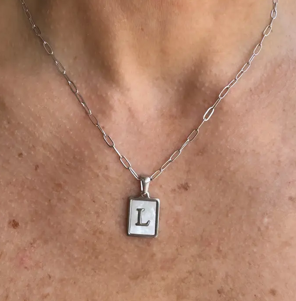 Ocean Drive Initial Necklace - Water Resistant