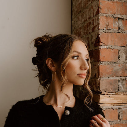 Custom Cherish Mini Paperclip Chain Multiple Name Necklace - Water Resistant