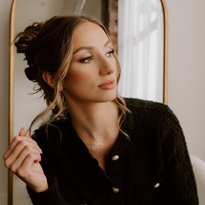 Custom Cherish Mini Paperclip Chain Multiple Name Necklace - Water Resistant