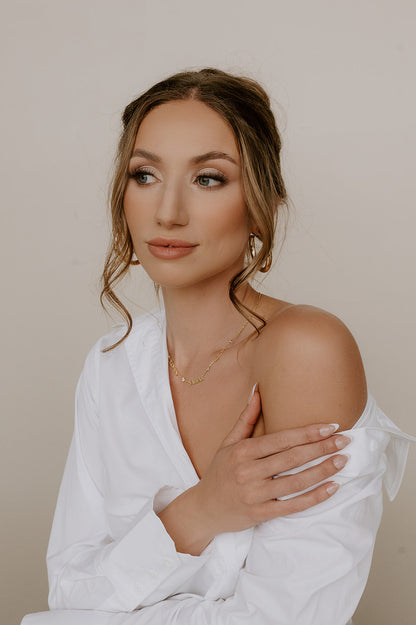 Custom Cherish Crystal Multiple Name Necklace - Water Resistant