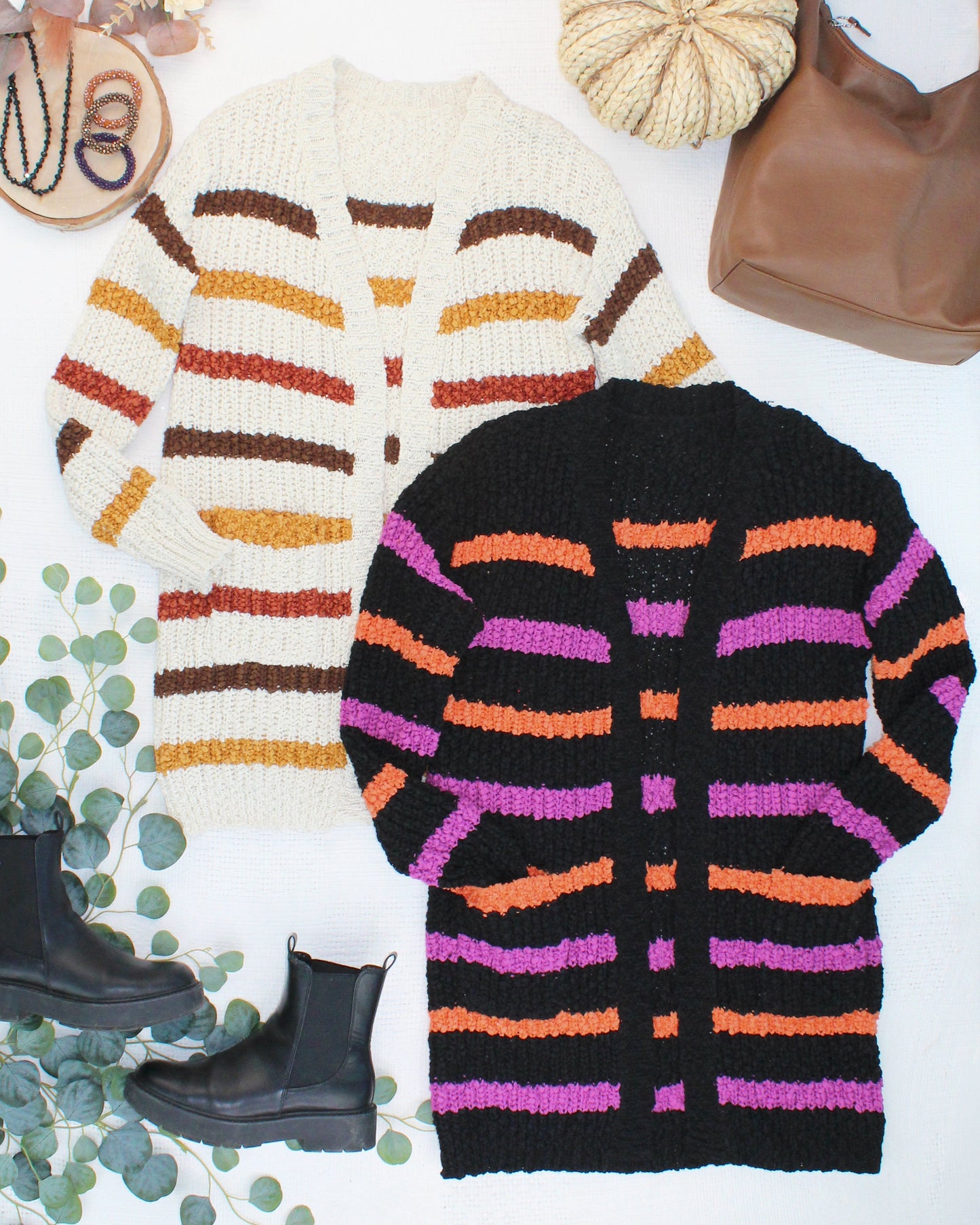 IN STOCK Halloween Striped Cardigan