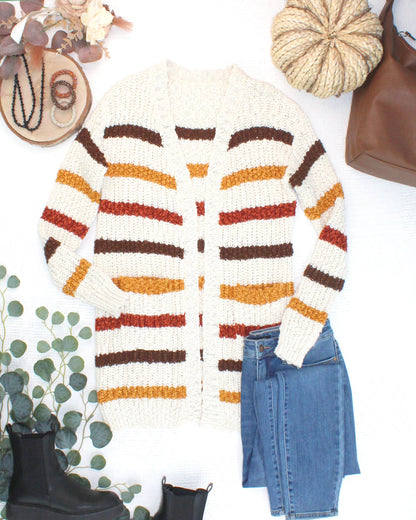 IN STOCK Fall Striped Cardigan