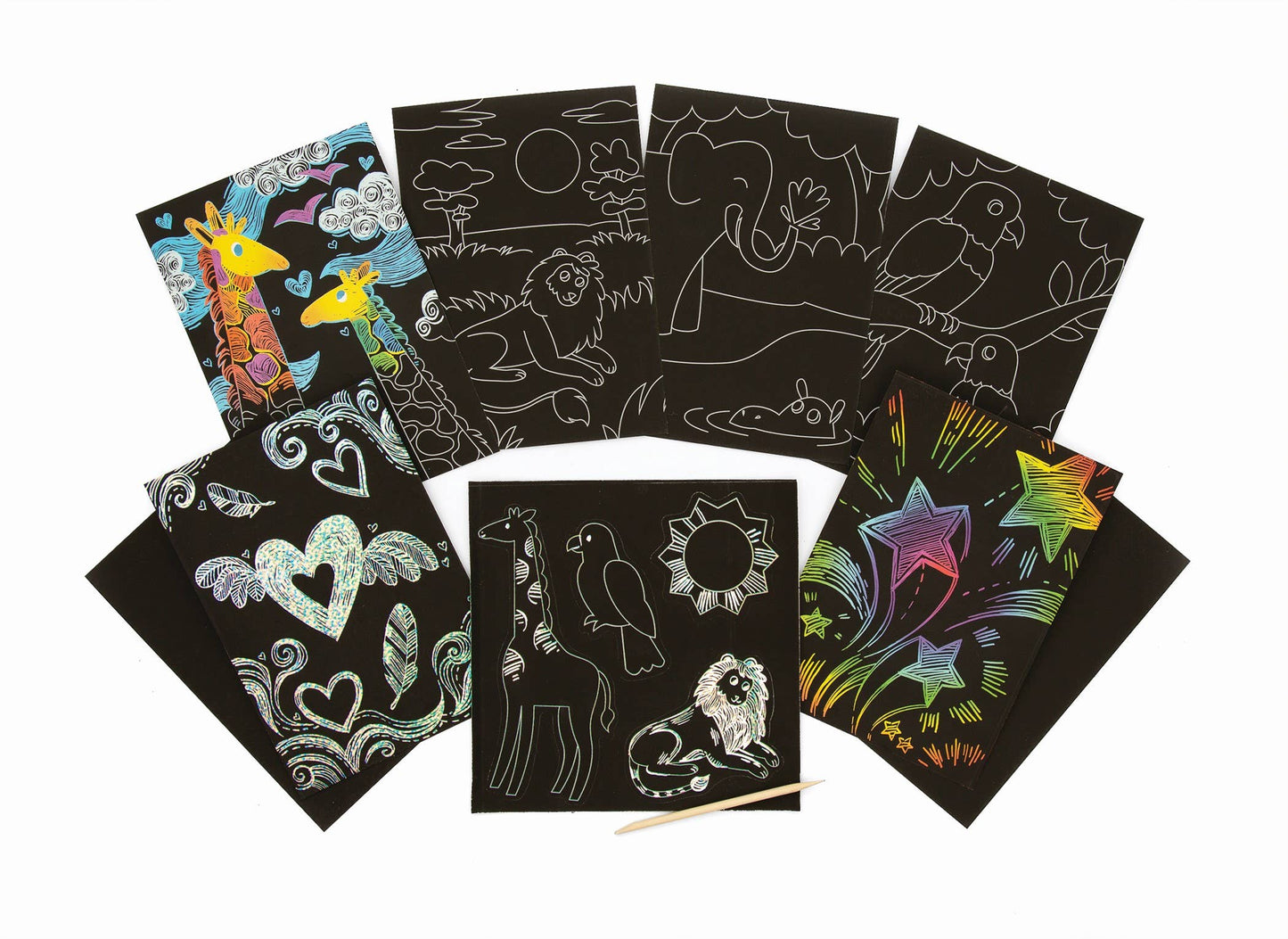 Ocean Life - Scratch & Scribble: (10 PC Set)