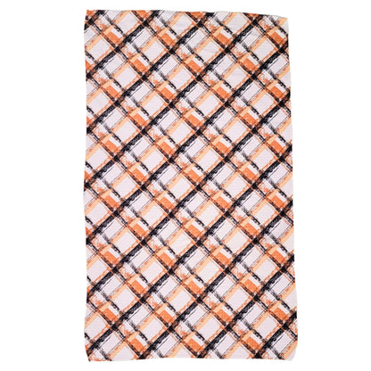 Halloween Flannel Pattern Waffle Tea Towel