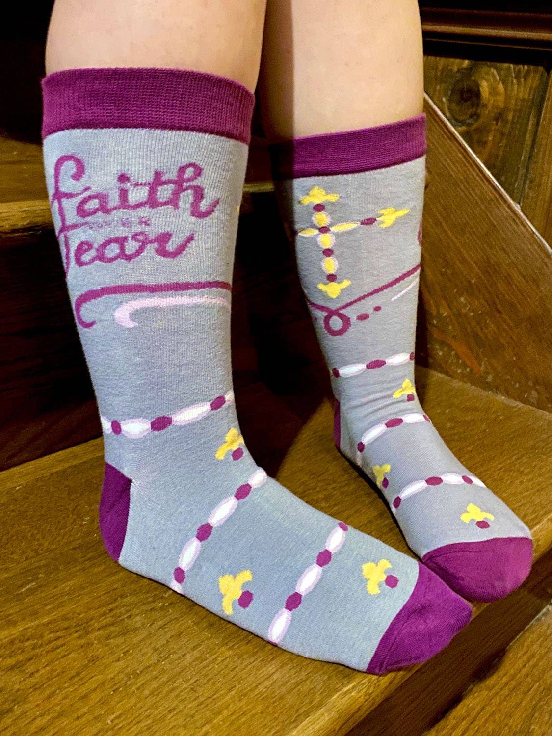 Faith Over Fear Women's Crew Socks