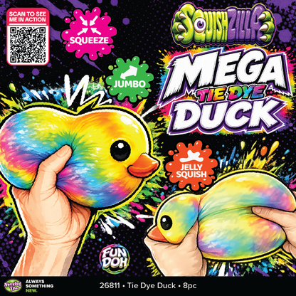 MEGA Tie Dye Duck Squishy
5"