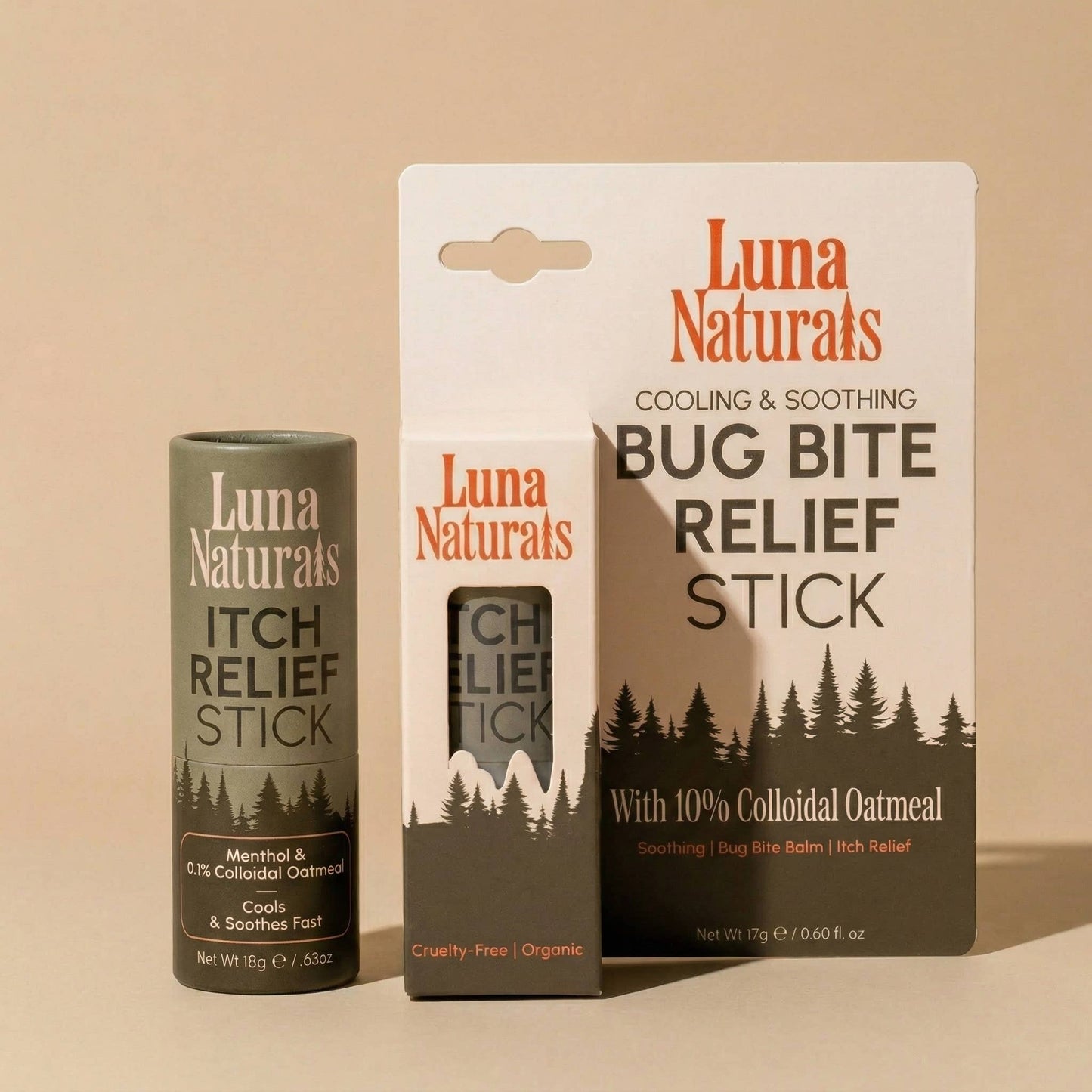 Bug Bite Relief Stick - Anti-Itch Balm | Menthol & Colloidal |