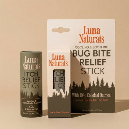 Bug Bite Relief Stick - Anti-Itch Balm | Menthol & Colloidal |