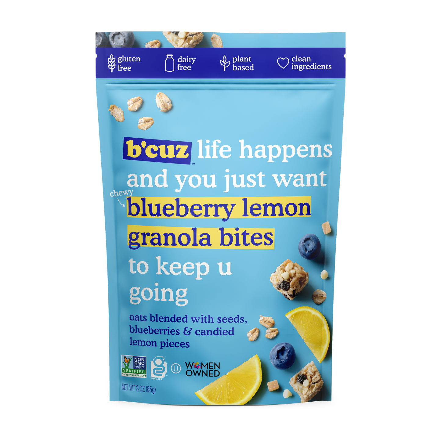 Blueberry Lemon Granola Bites 3 oz.