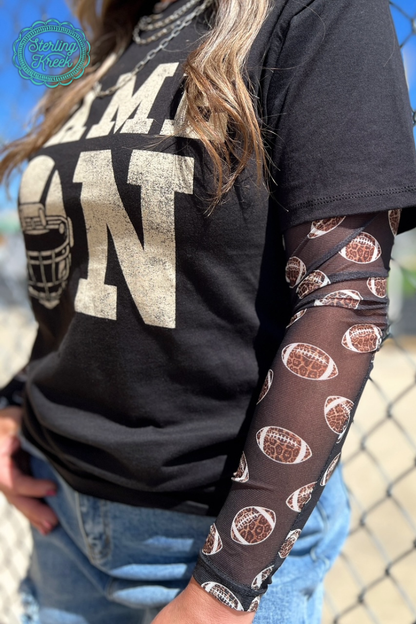 Girls Of Fall Mesh Top