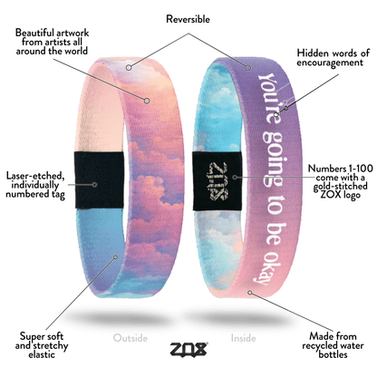 You're Going To Be Okay Interactive Affirmation Bracelet