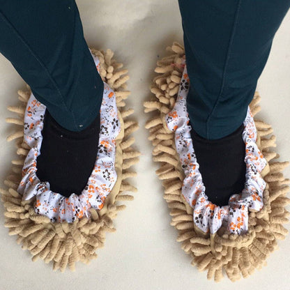 MICROFIBER MOP SLIPPERS SHOES COVER MOP SOCKS
